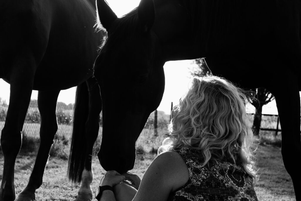 Ik met paard